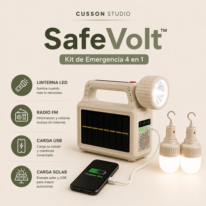SafeVolt™ | Kit de Emergencia 4 en 1