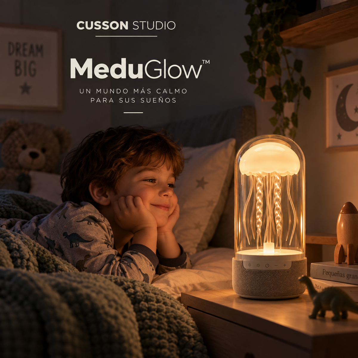 MeduGlow™ | Lámpara Medusa Bluetooth 🪼✨