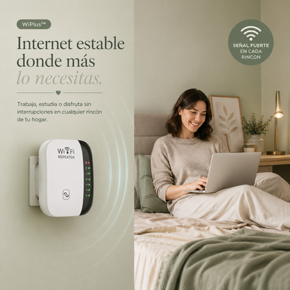 WiPlus™ Repetidor de señal Wi-FI