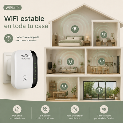 WiPlus™ Repetidor de señal Wi-FI