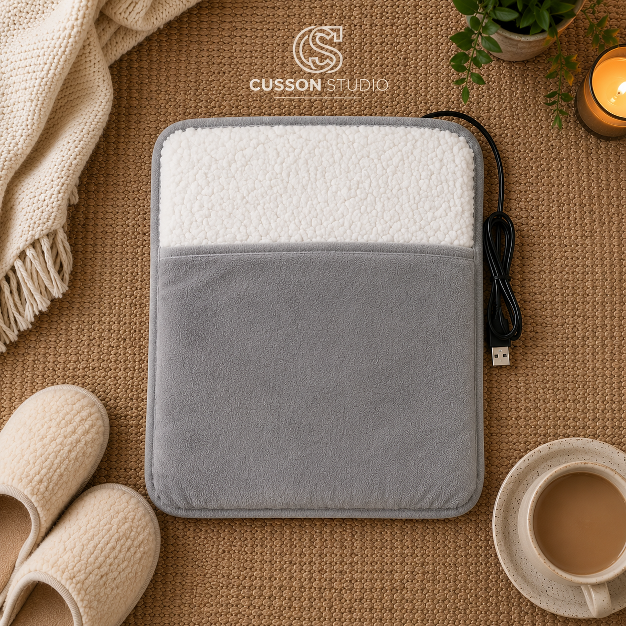 WarmNest™ Calienta Pies Electrico USB