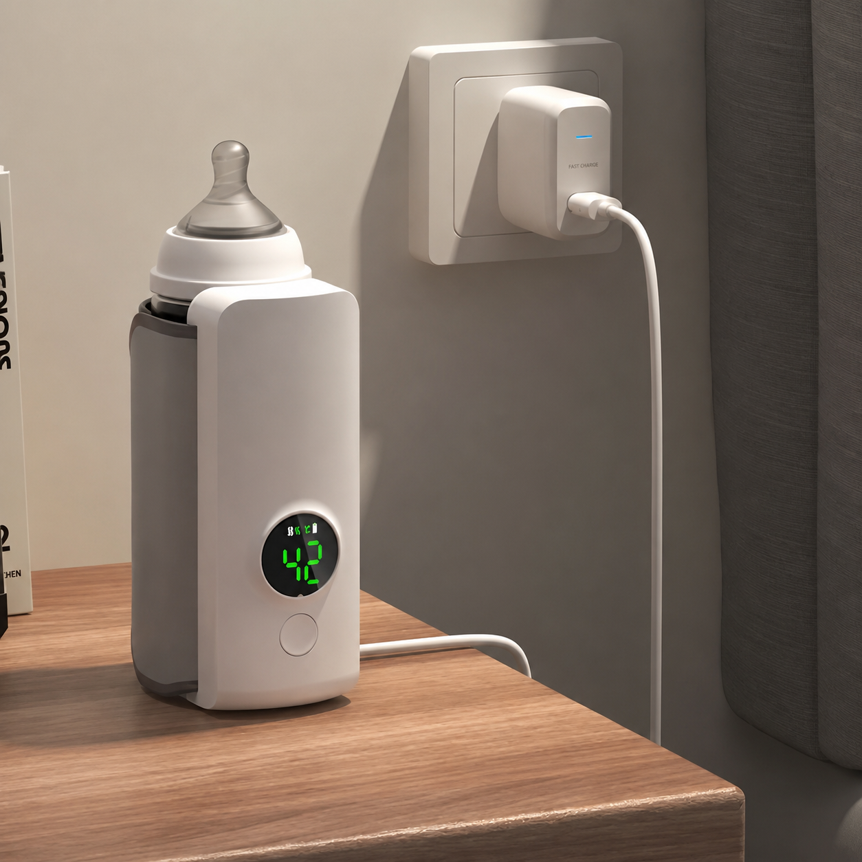 BebéCalma™ | Calienta Mamaderas Portátil con USB