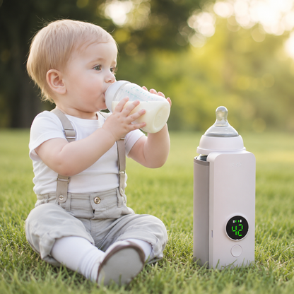 BebéCalma™ | Calienta Mamaderas Portátil con USB
