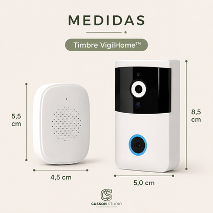 VigilHome™ | Timbre Inalámbrico WiFi HD