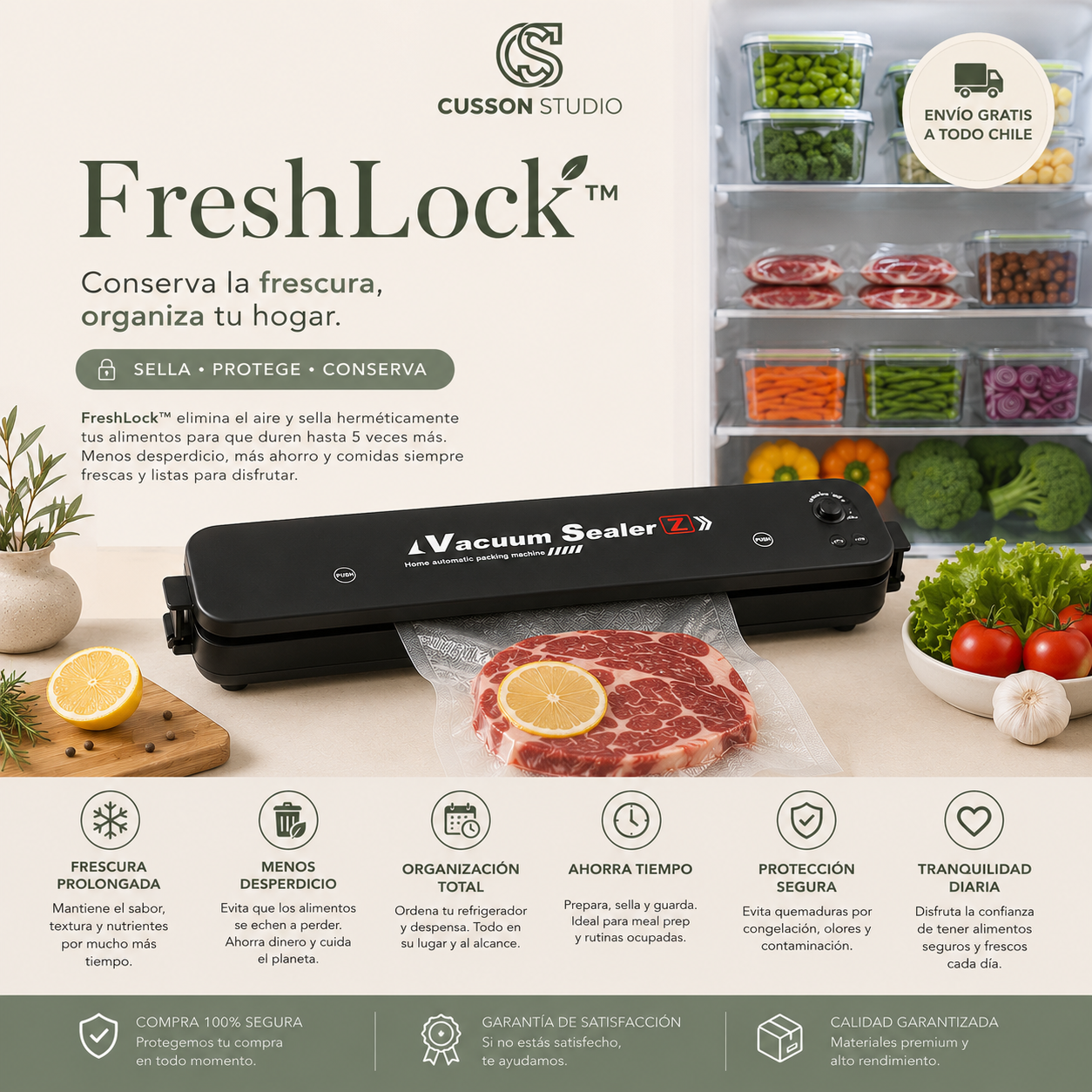 FreshLock™ | Selladora al Vacío