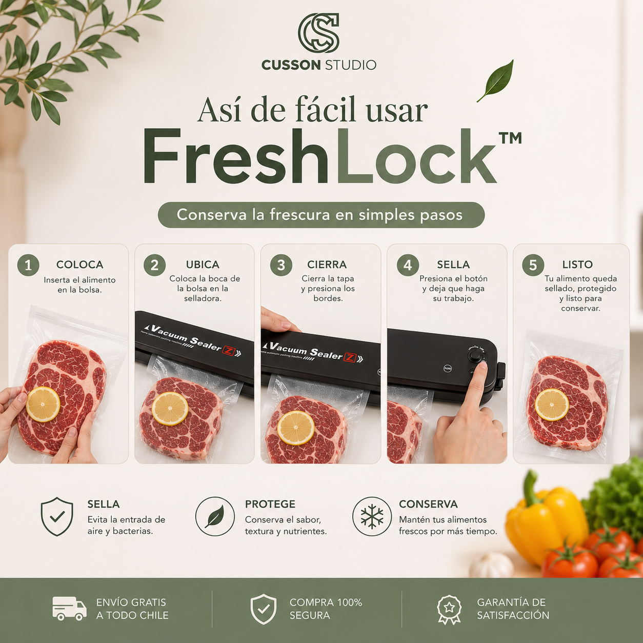 FreshLock™ | Selladora al Vacío
