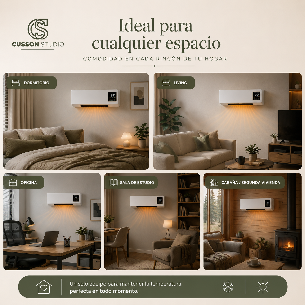 ClimaHome™ | Calefactor Frío y Calor
