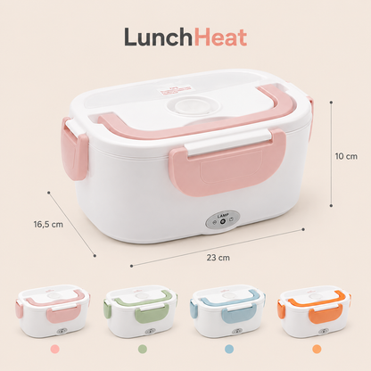LunchHeat™ | Lonchera Eléctrica Portátil 2 en 1