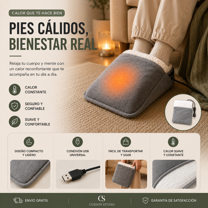 WarmNest™ Calienta Pies Electrico USB