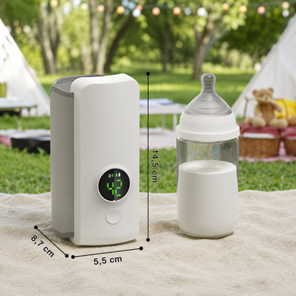 BebéCalma™ | Calienta Mamaderas Portátil con USB